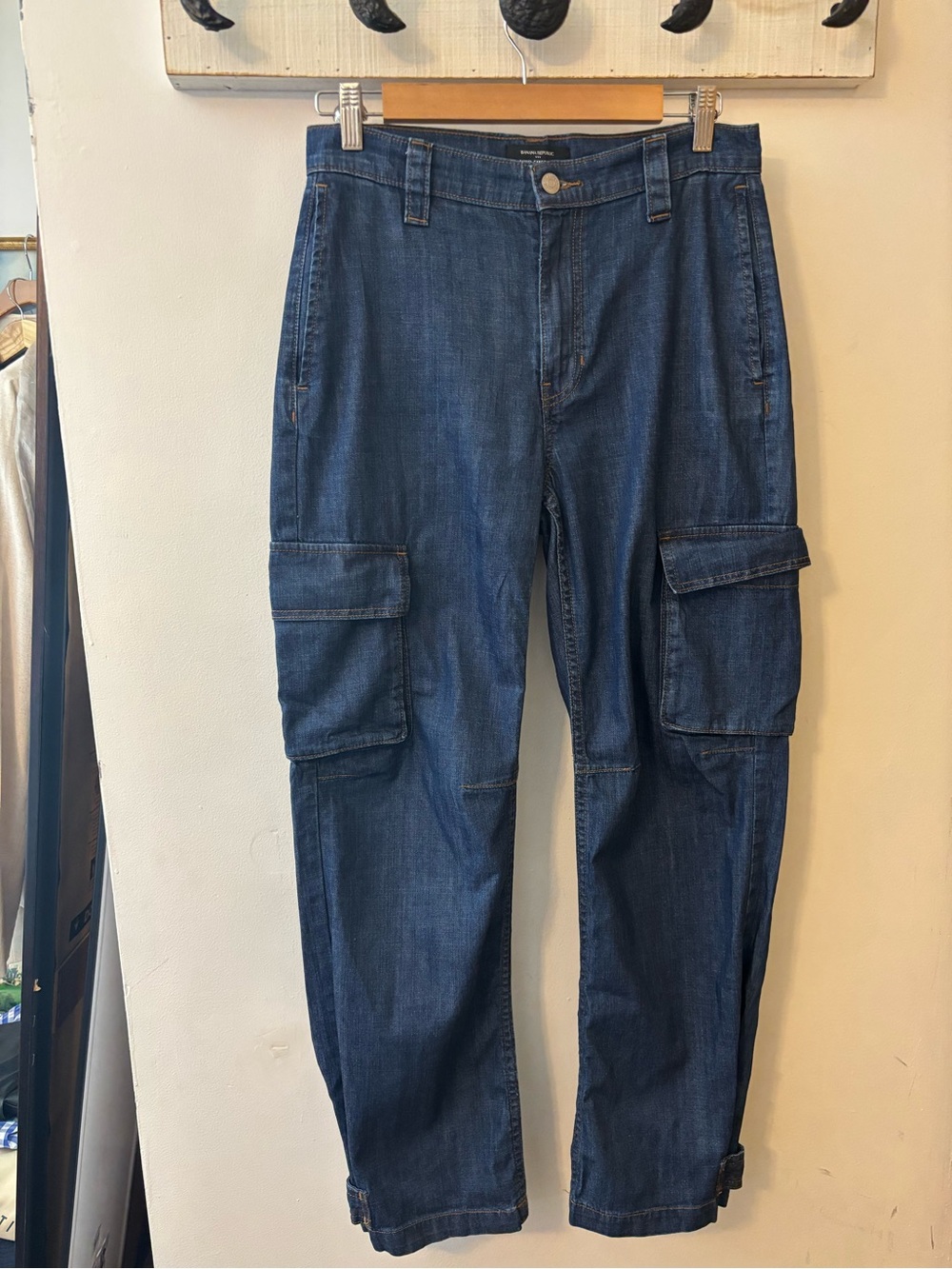 Banana Republic Blue Barrel Cargo Jean